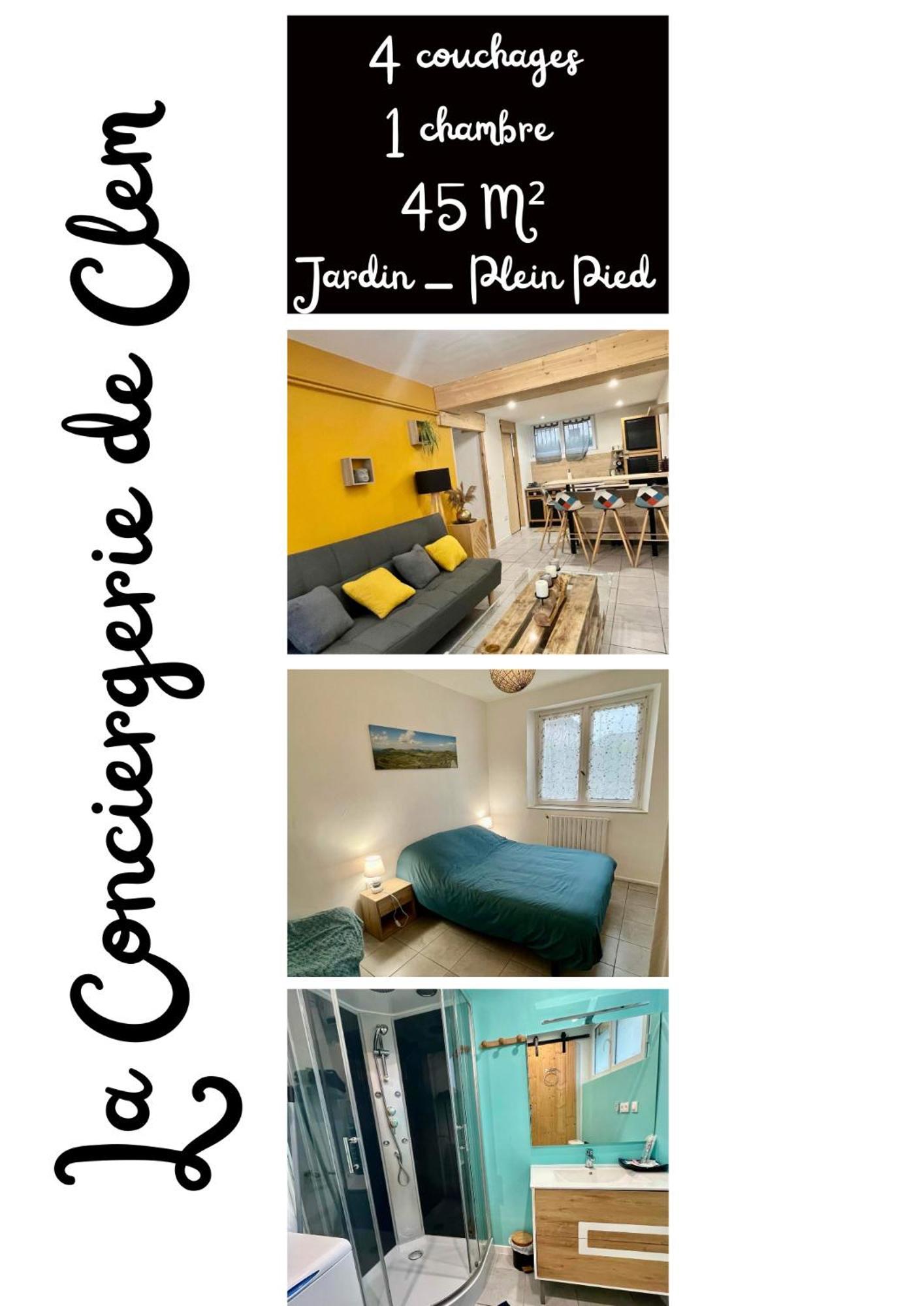 Studio 40M2 Plein Pied Avec Parking Jussac Экстерьер фото